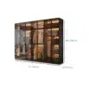 ZenSpace Luxury Glass Wardrobe