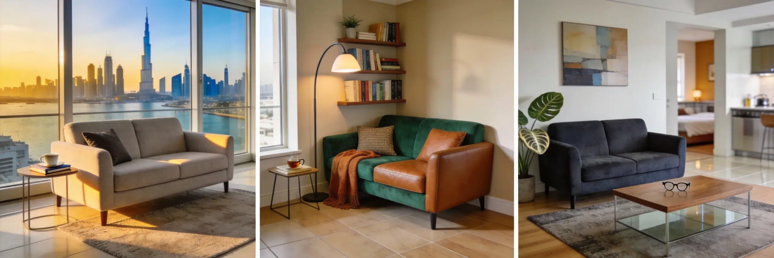 two seater sofa Dubai placement ideas - apartment, villa, studio 2-seater sofas styling