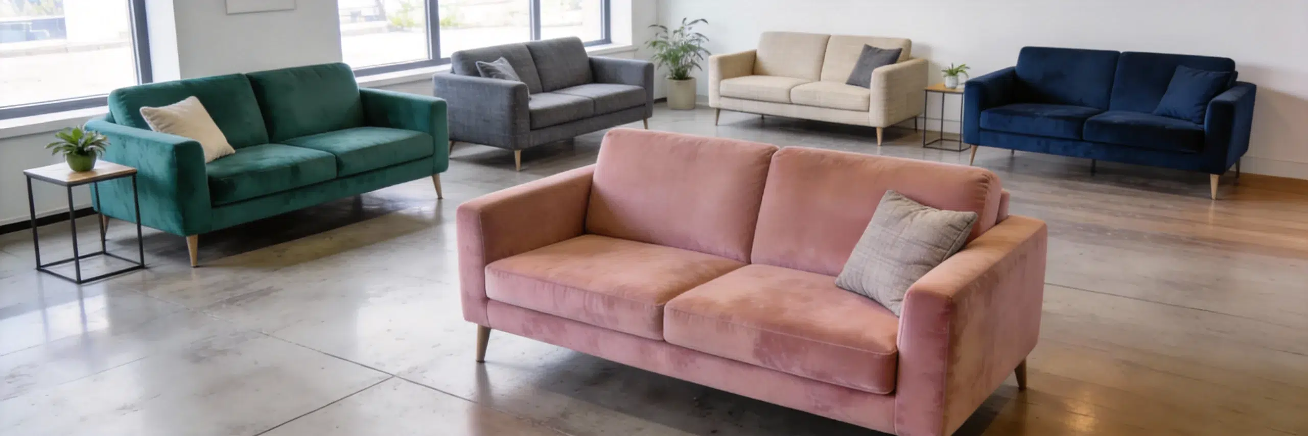 2-seater sofas Dubai showroom - visit Karnak Home Arjan for loveseat and compact sofa collection