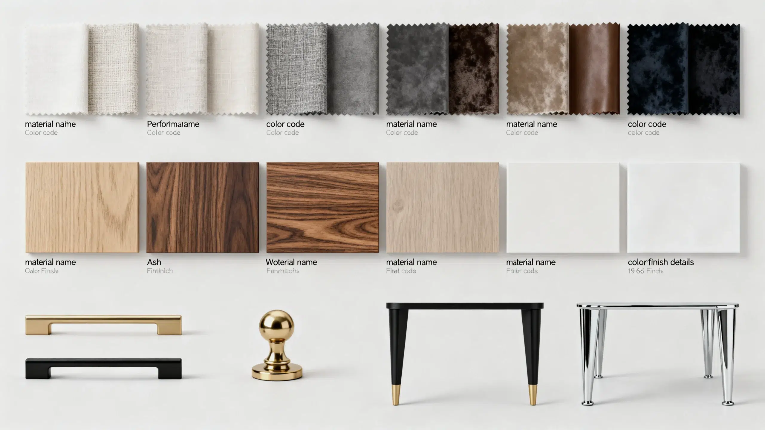 Bespoke living room furniture options Dubai - fabric choices, wood finishes, hardware styles for custom furniture UAE by karnak home