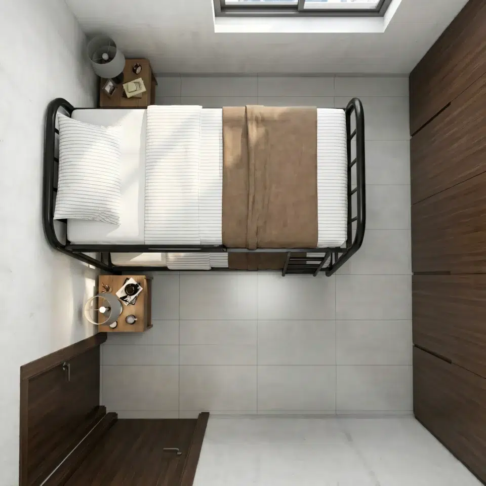 Black Army Steel Bunk Bed