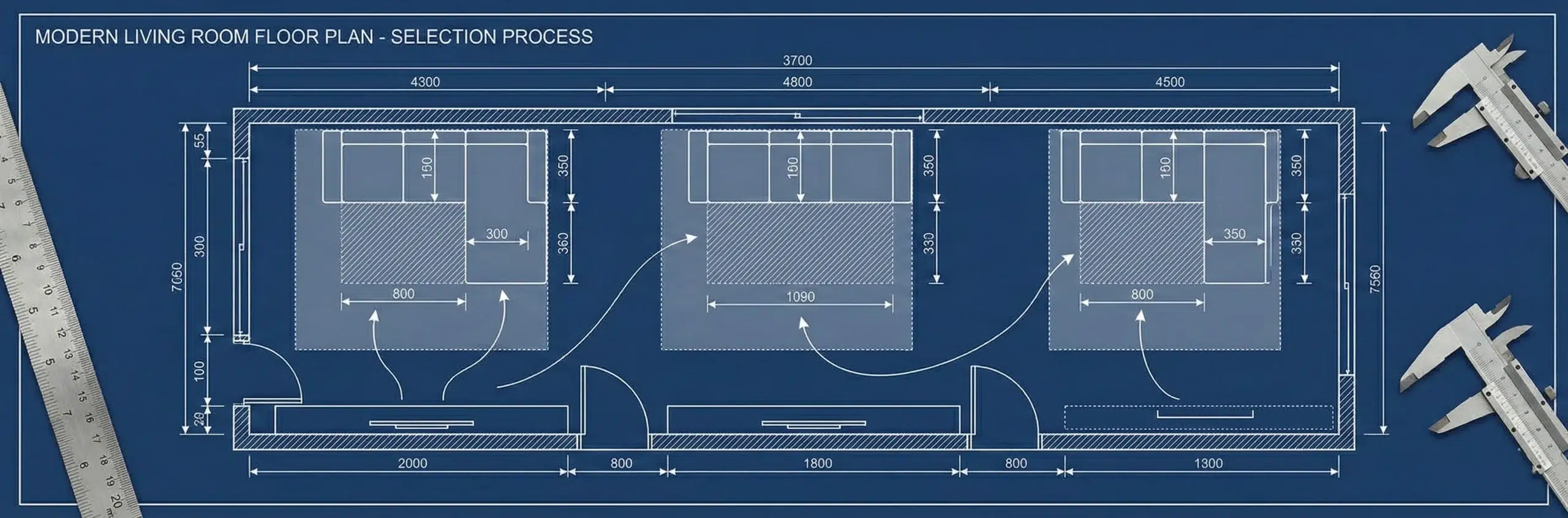 Professional Dubai room planning guide for selecting and placing sofa cum bed with proper clearances and measurements