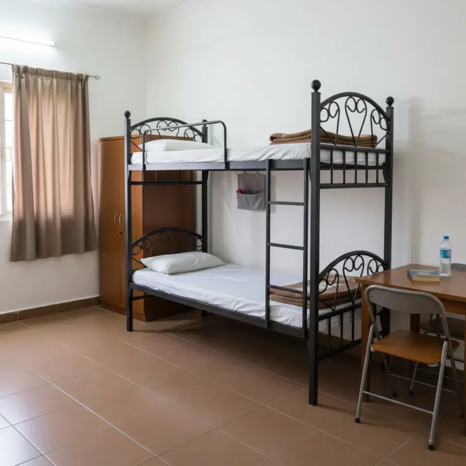 Heavy Duty Black Steel Bunk Beds…