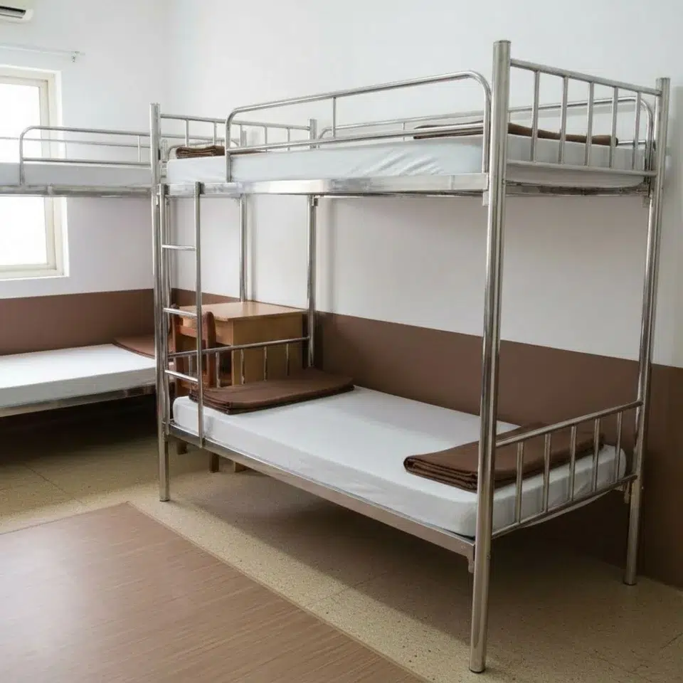 Heavy Duty Bunk Bed with Stairs…