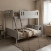 Noirvex Wooden Grey Bunk Bed