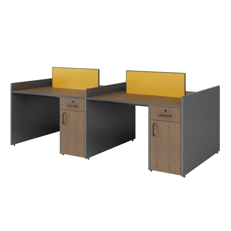 4 Person Office Workstation