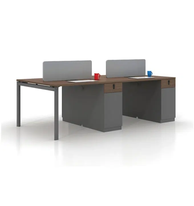 4 Person Office Workstation