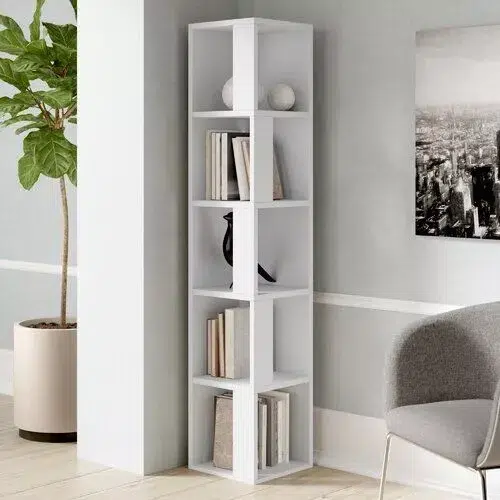 5 Tier Vertical Bookcase