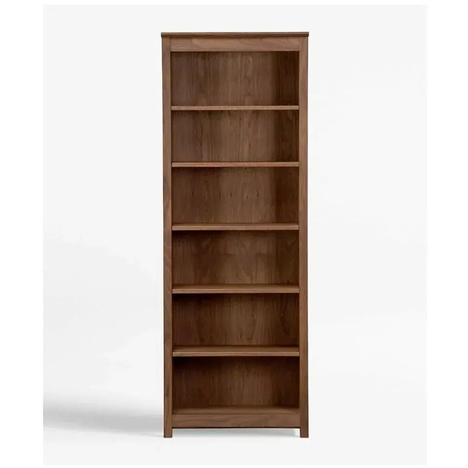 6 Tier Bookcase Walnut