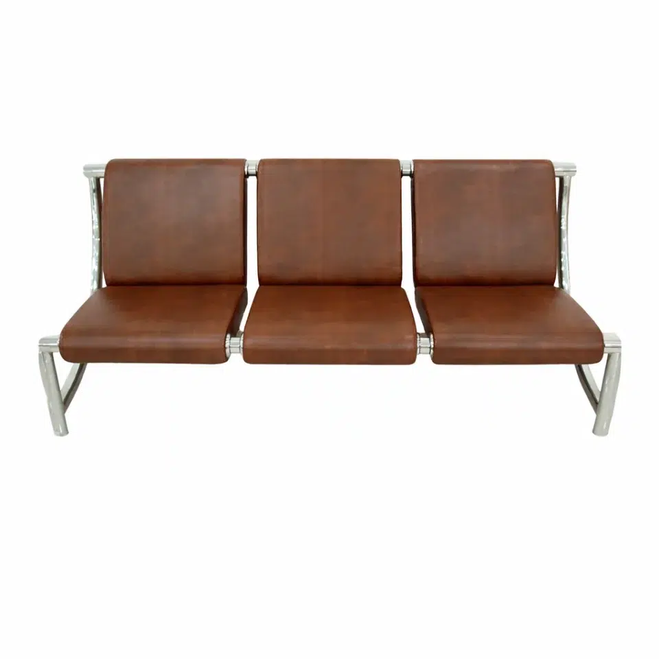 Leather 3 Seater Waiting Chairs…