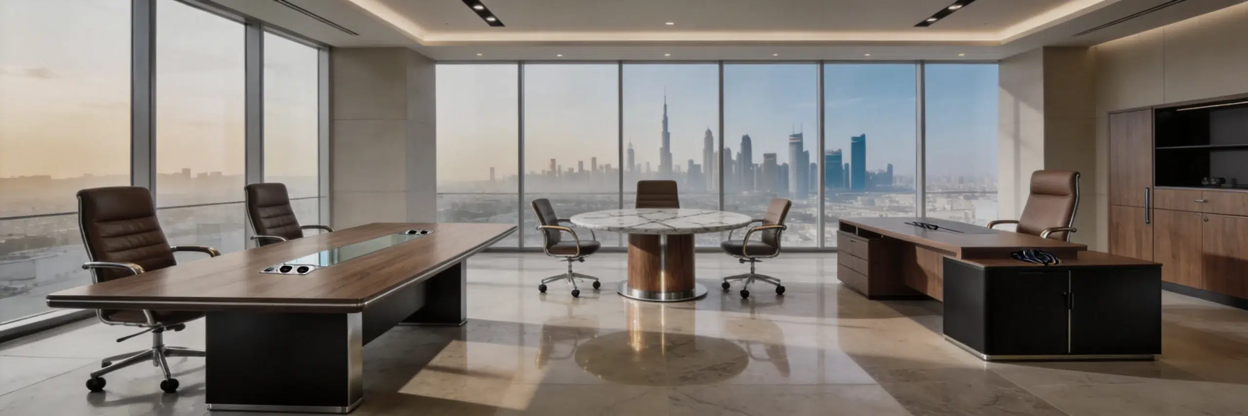 Karnak Home premium meeting tables and conference tables collection, Dubai, UAE office furniture showroom