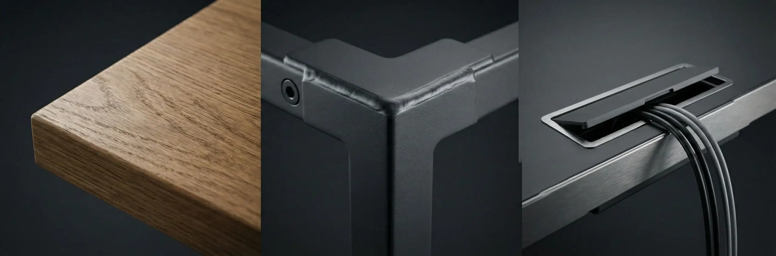 Karnak Home meeting table conference table construction detail wood veneer steel frame UAE quality