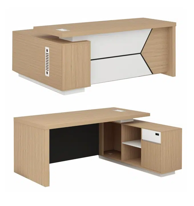 L-Shaped Executive Desk
