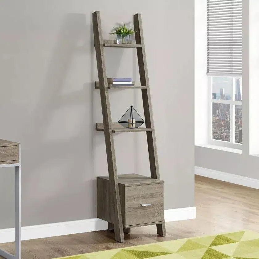 Ladder Bookshelf Brown