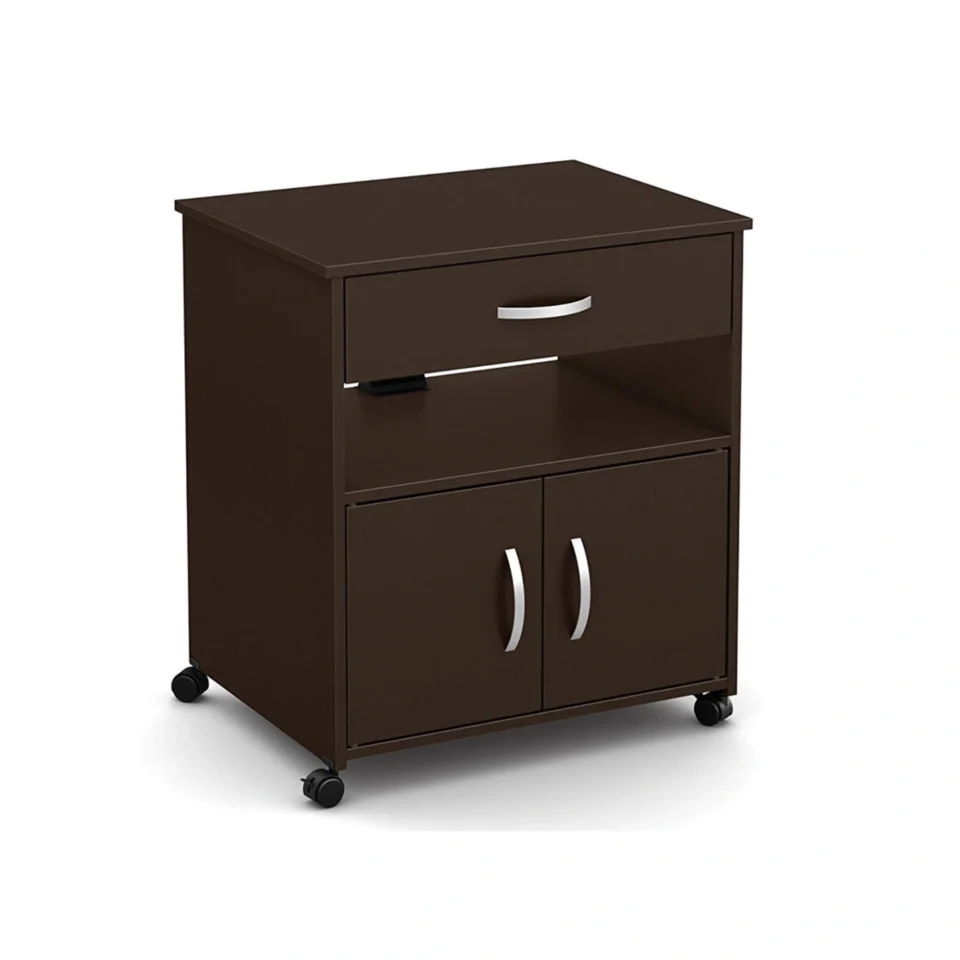 Low Brown Storage Cabinet