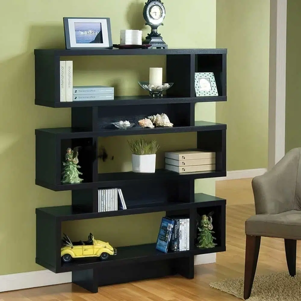 Entryway Bookcase Black