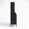 Wooden Storage Bookcase Black