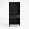 Wooden Storage Bookcase Black