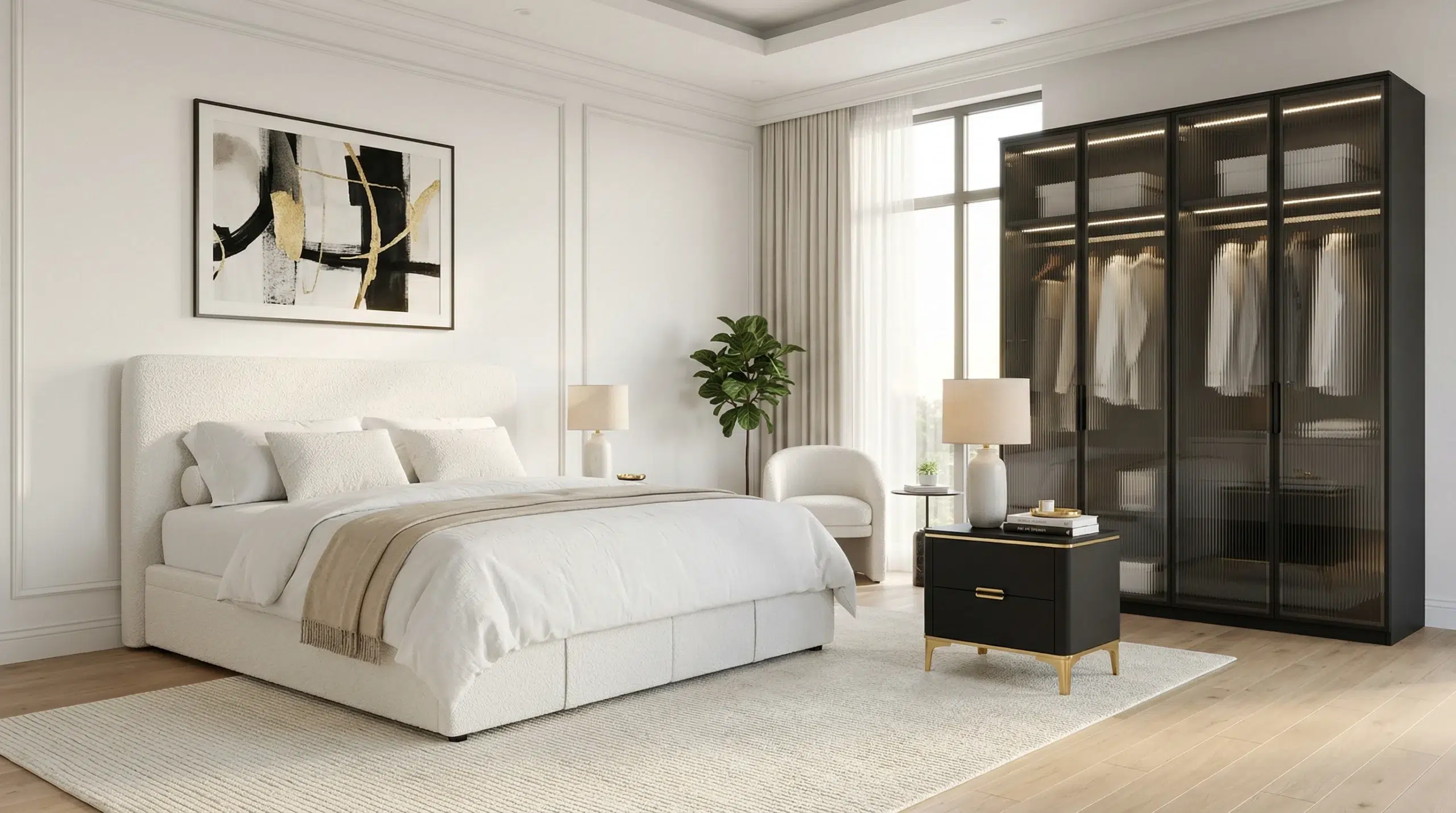 Bedroom furniture collections Dubai — upholstered beds, wardrobes and bedroom sets, Karnak Home UAE