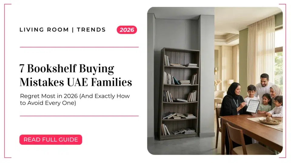 7 Bookshelf Buying Mistakes UAE Families Regret Most in 2026 (And Exactly How to Avoid Every One)
