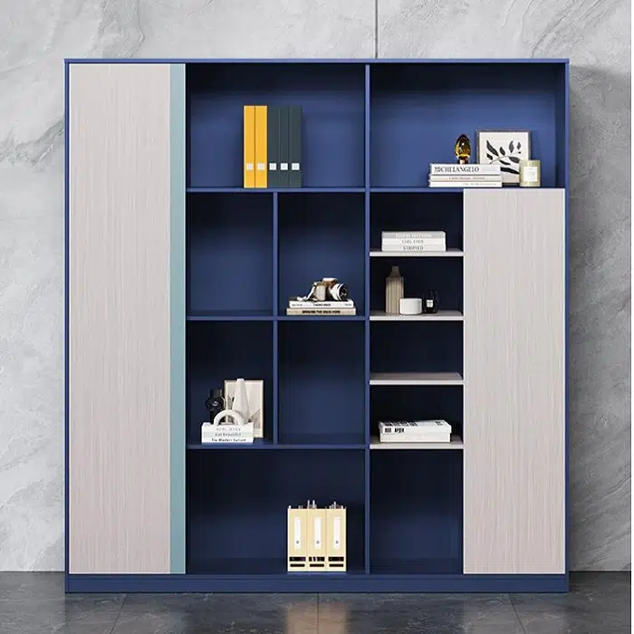 Open Shelves Wide Bookcase