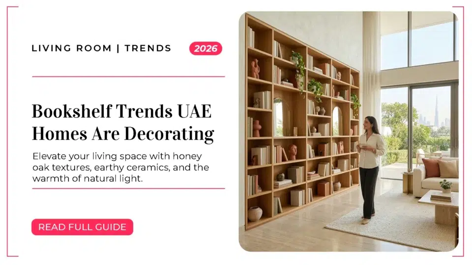 2026 Bookshelf Trends UAE Homes Are Decorating With Right Now