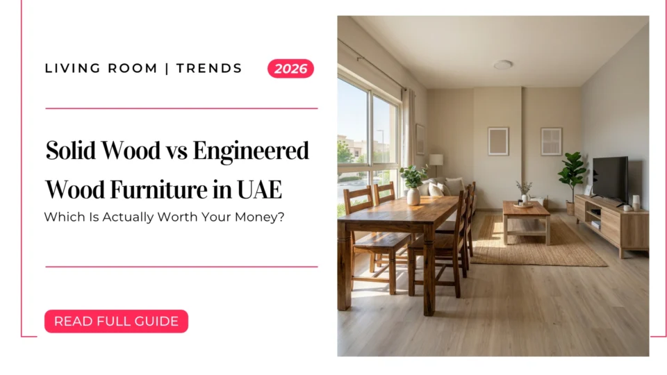 Solid Wood vs. Engineered Wood Furniture in UAE: Which Is Actually Worth Your Money?