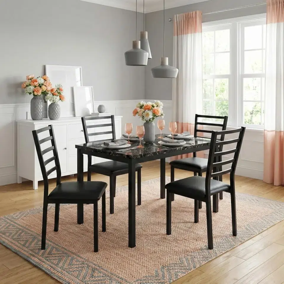 Rectangular Dining Set 5 Piece