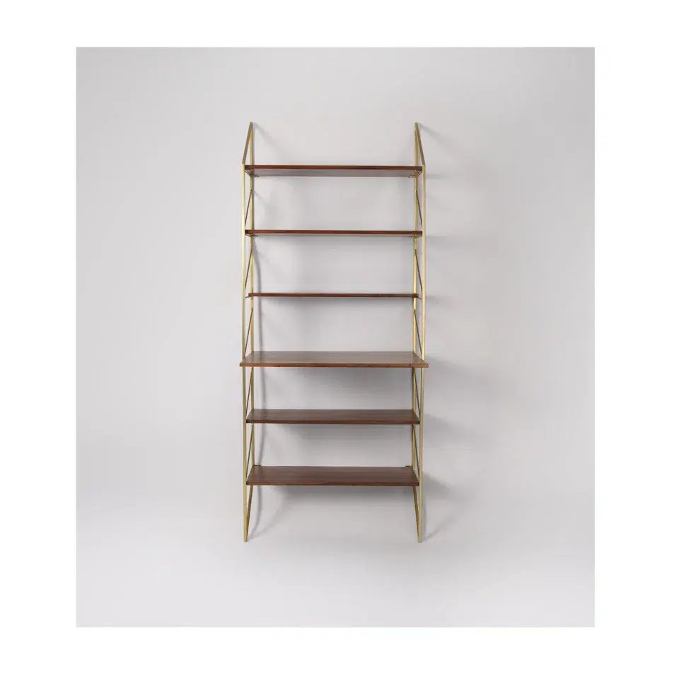 Entryway Ladder Shelves