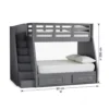Heavy Duty Grey Bunk Bed