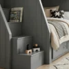 Heavy Duty Grey Bunk Bed