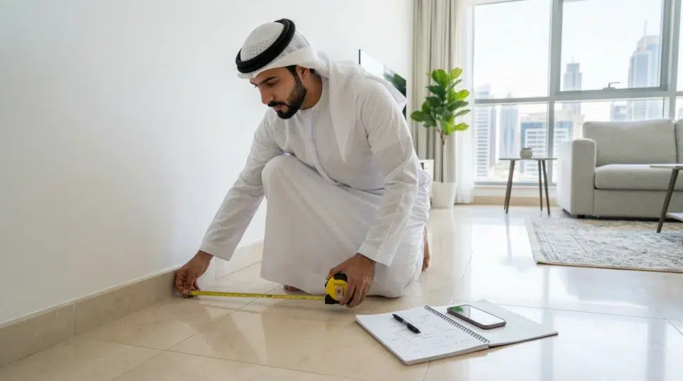 How to measure living room furniture UAE apartment — Karnak Home buying guide 2026