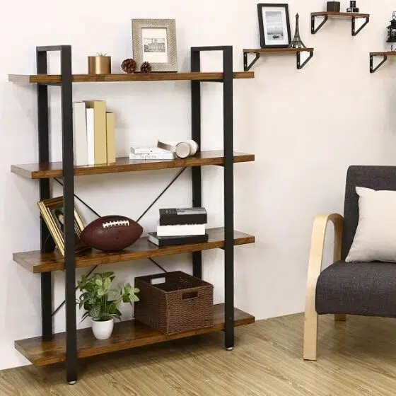 Modern Entryway Bookshelves