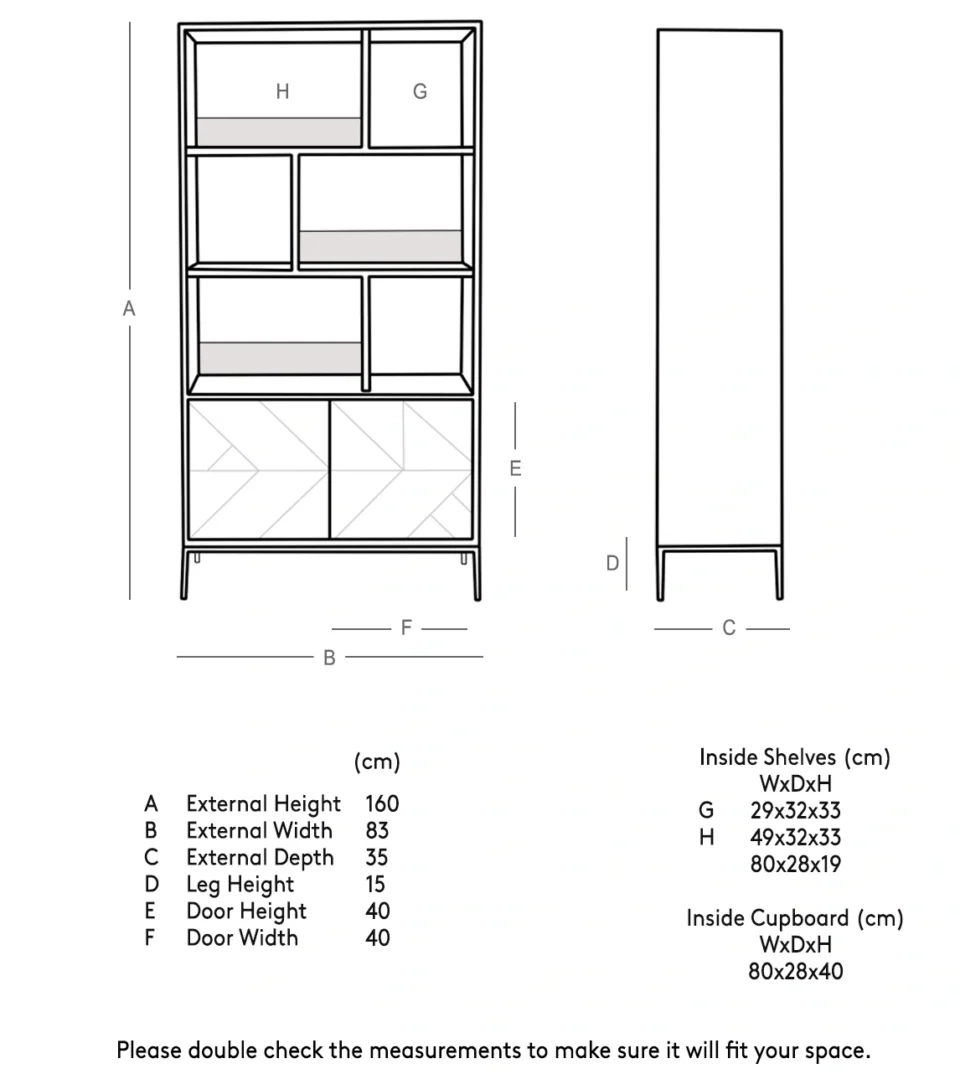 Wooden Shelving Unit