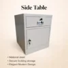 Steel Side Table