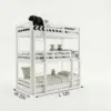 Triple Toddler White Bunk Bed