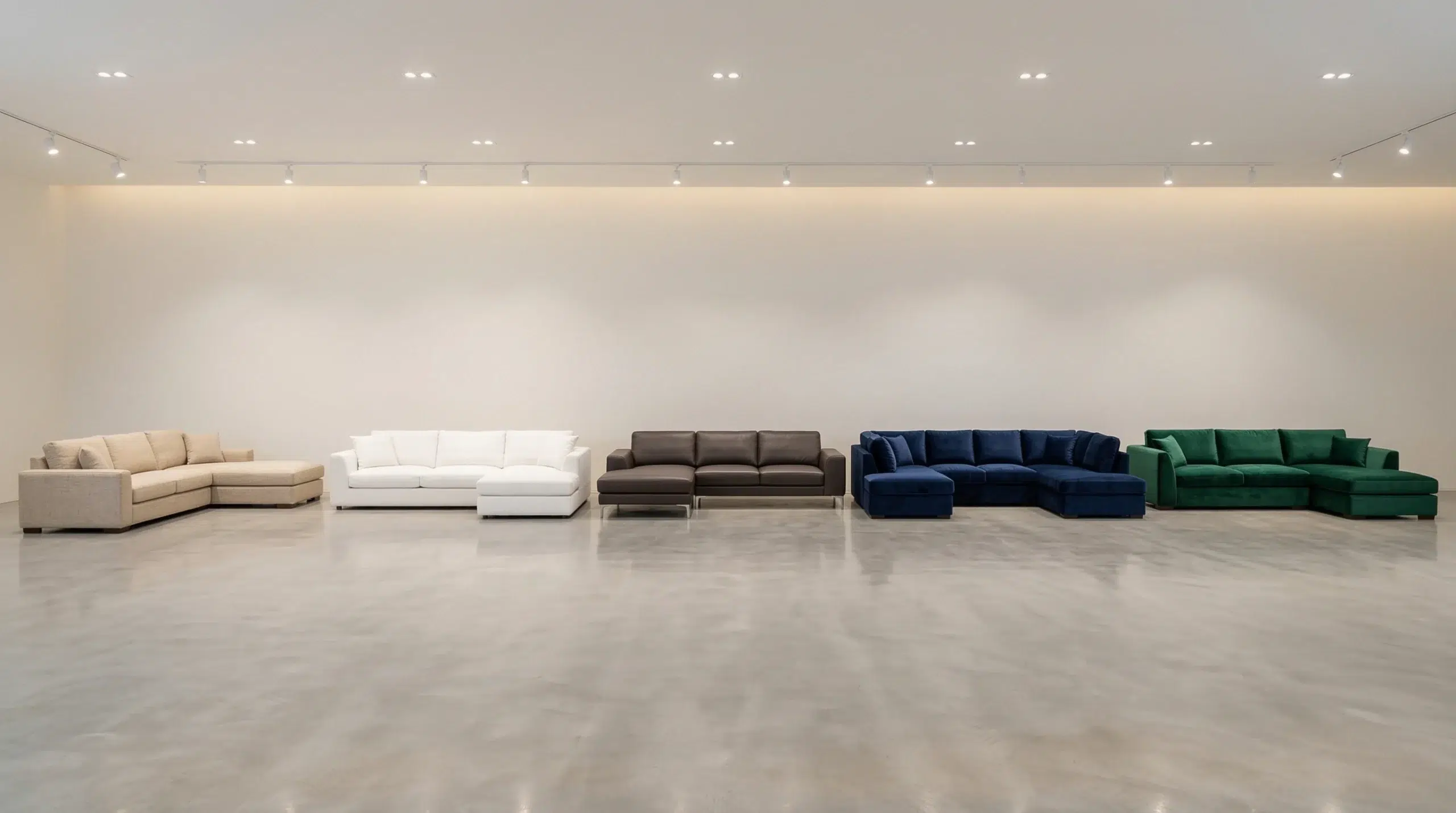Corner sofa collections Dubai — L shape sofas, sectional sofa, velvet linen leather-look, Karnak Home UAE