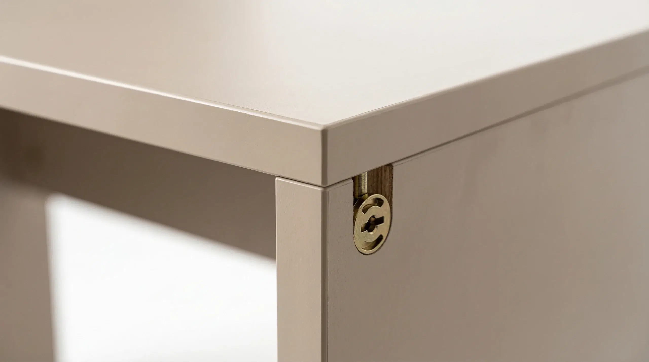 Quality study desk construction detail UAE-made edge banding joint Karnak Home