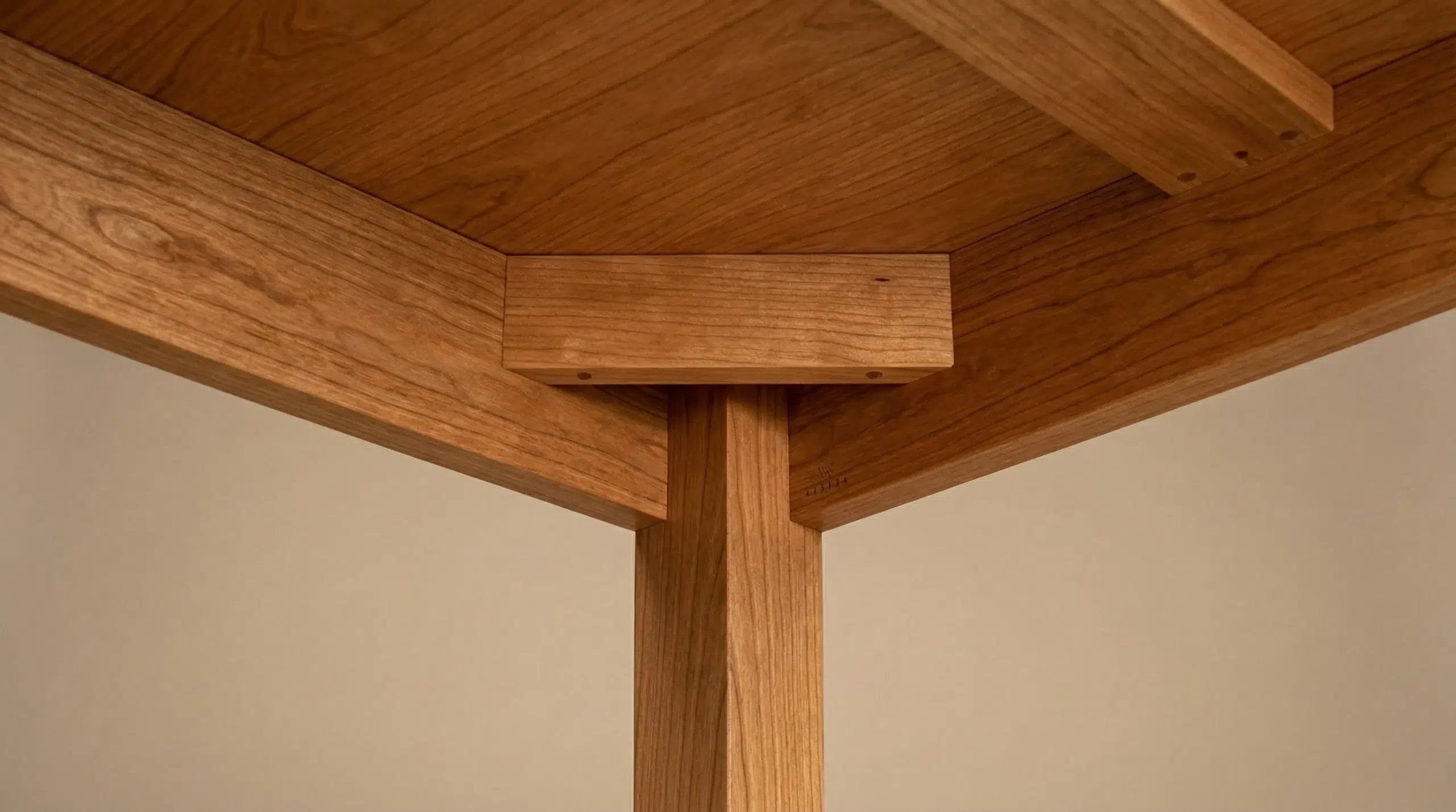 quality dining table construction corner block edge banding UAE Karnak Home