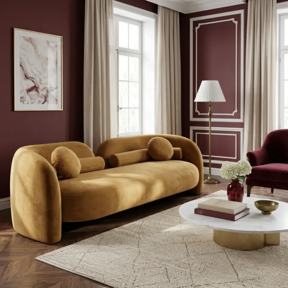 Modern 2 Seater Sectional Sofa