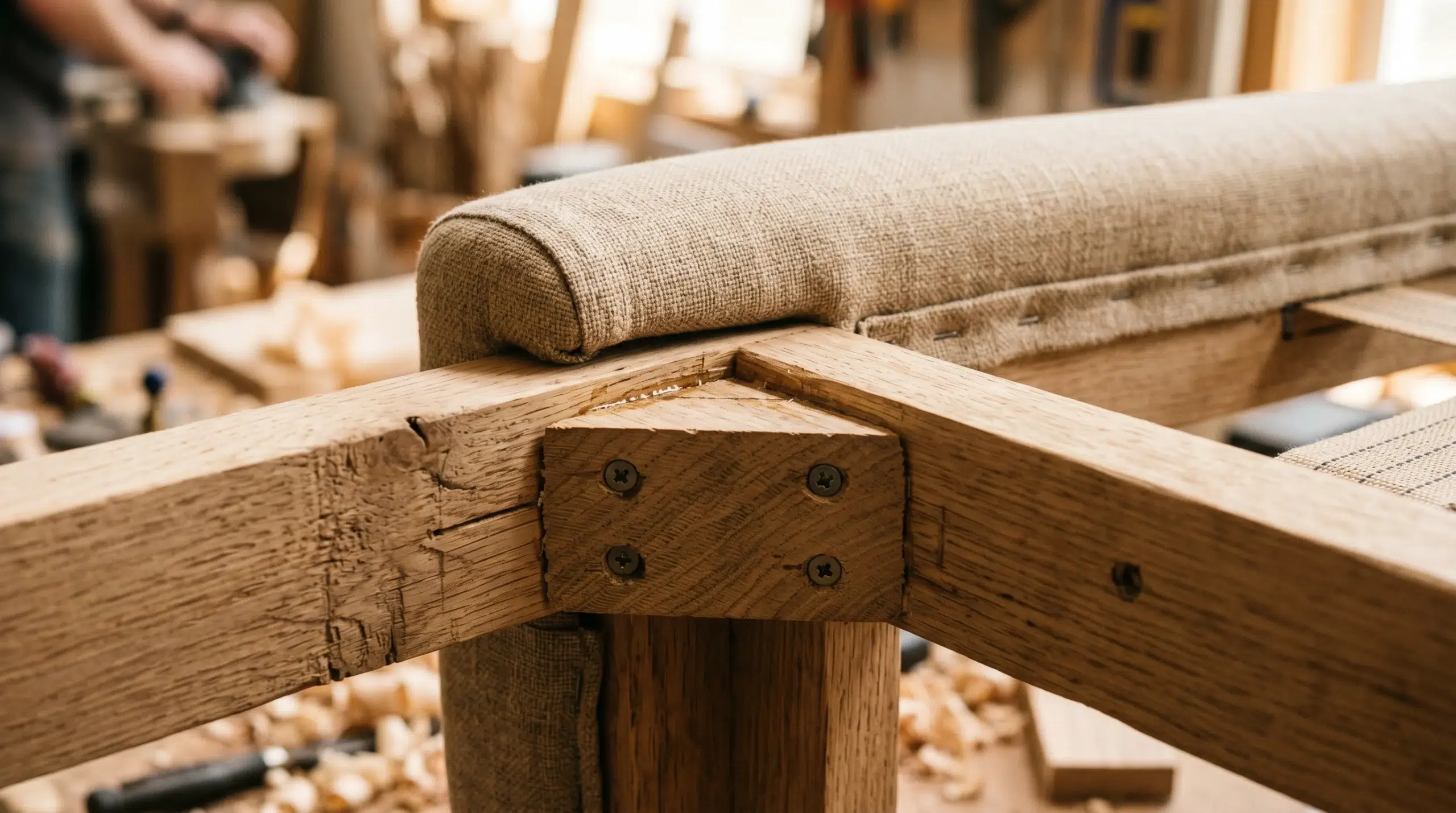 Quality sofa construction detail UAE — Karnak Home furniture deals Dubai hardwood frame