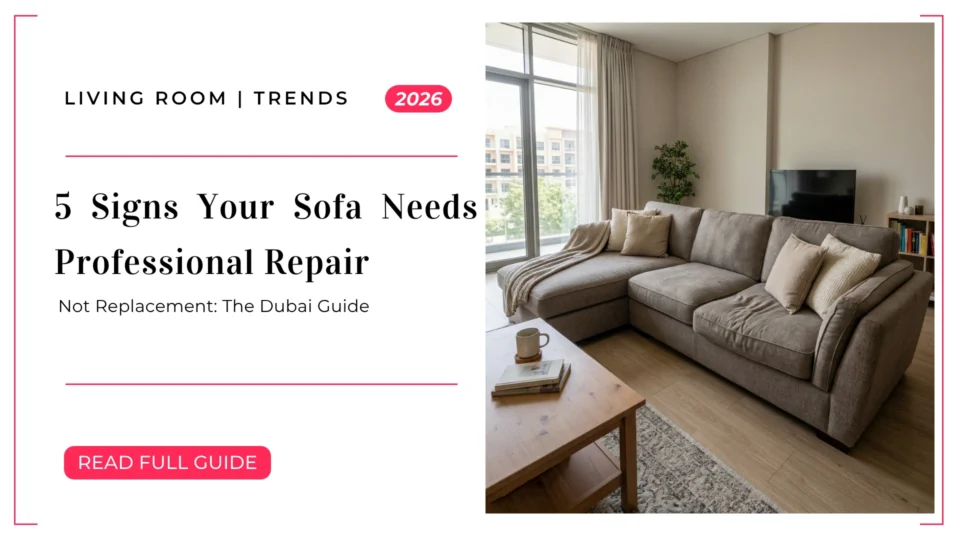 5 Signs Your Sofa Needs Professional Repair, Not Replacement: The Dubai 2026 Guide