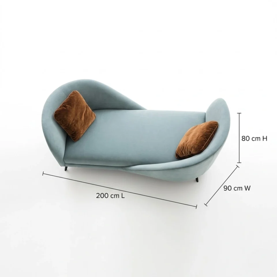 Modern Chaise Lounge Sofa