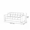 Alba 3 Seater Sofa Cum Bed with Storage