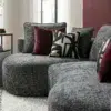 Modern 3 Seater Curved Sofa