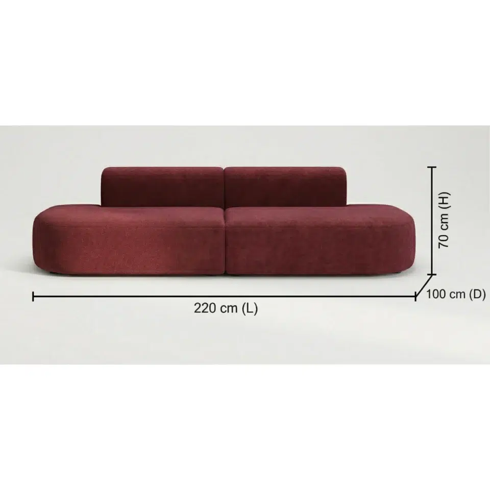 Amal Modern Chaise Lounge Sofa