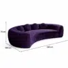 Modern Curved 3 Seater Sofa