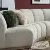 Curved 3 Seater Sofa