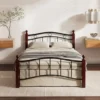 Forno Heavy Duty Wooden Steel Bed