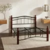 Forno Heavy Duty Wooden Steel Bed